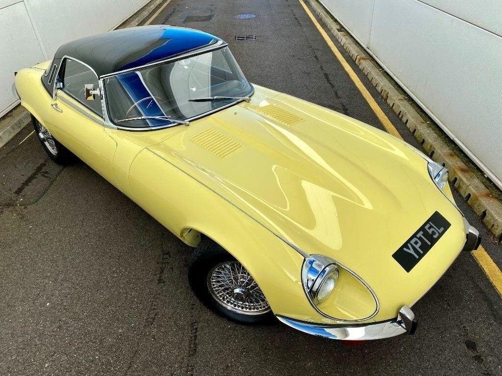 Jaguar E-Type -- Yellow