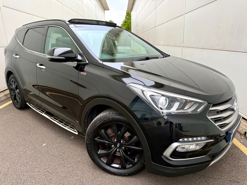 Hyundai Santa Fe 2.2 Crdi Blue Drive Wiggins Edition Suv Black #4