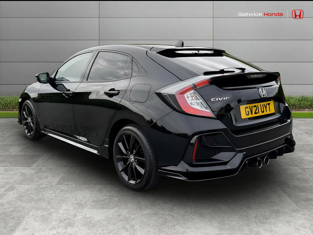 Honda Civic 1.5 Vtec Turbo Sport Black #3