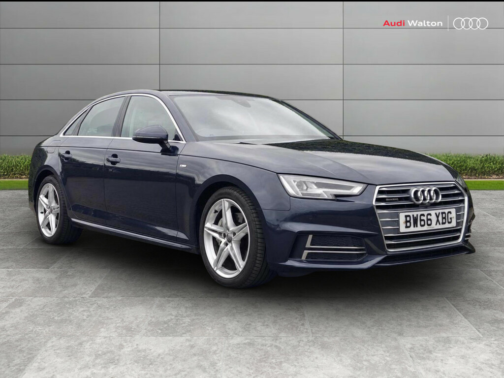 Audi A4 S Line 3.0 Tdi Quattro 218 Ps S Tronic Blue