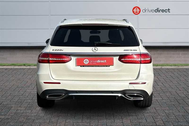 Mercedes-Benz E Class 2.0 E220d Amg Line Premium Estate G-t White #4