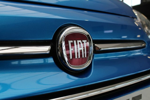 Fiat 500 Mirror Hatchback Blue #4