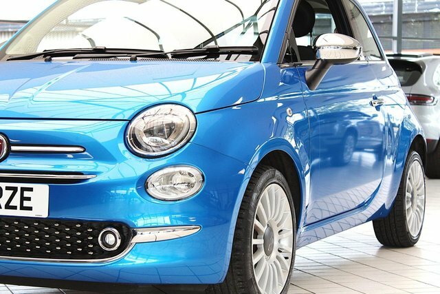 Fiat 500 Mirror Hatchback Blue #2