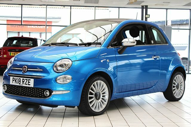 Fiat 500 Mirror Hatchback Blue