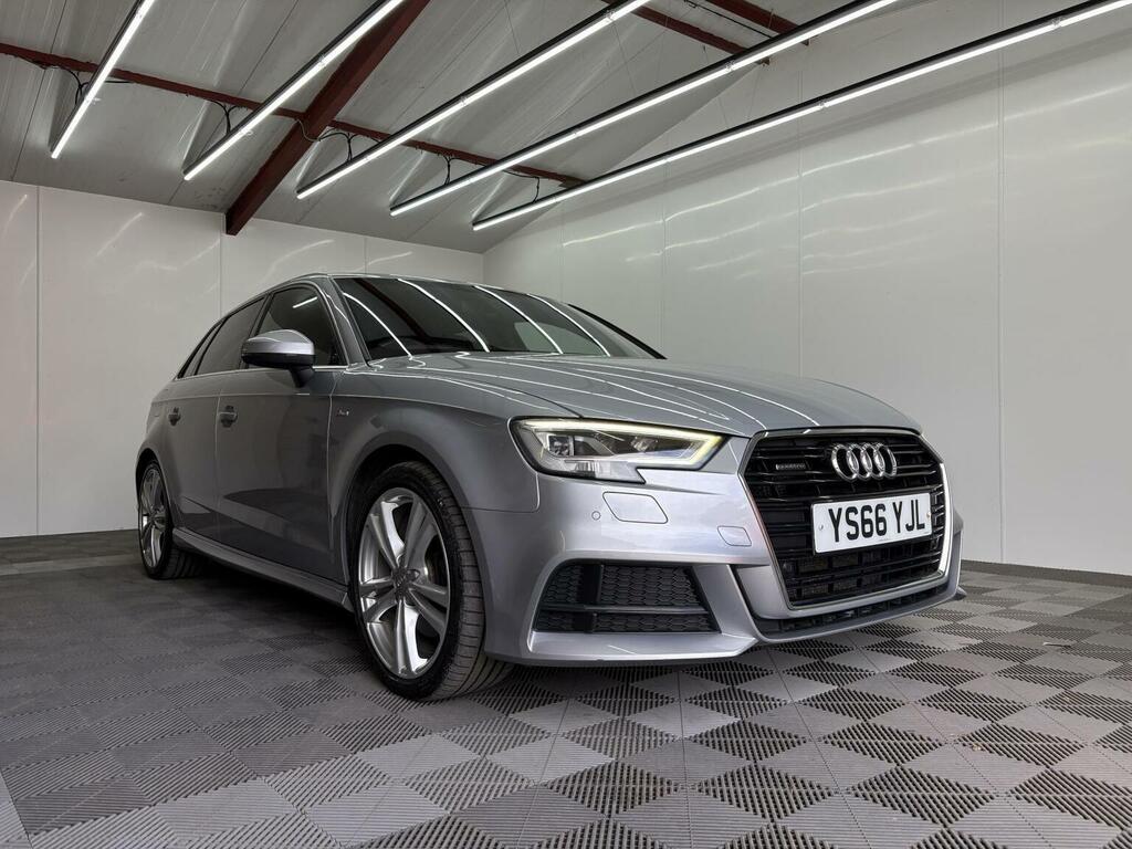 Audi A3 Hatchback 2.0 Tfsi S Line Sportback S Tronic Quatt Silver #2
