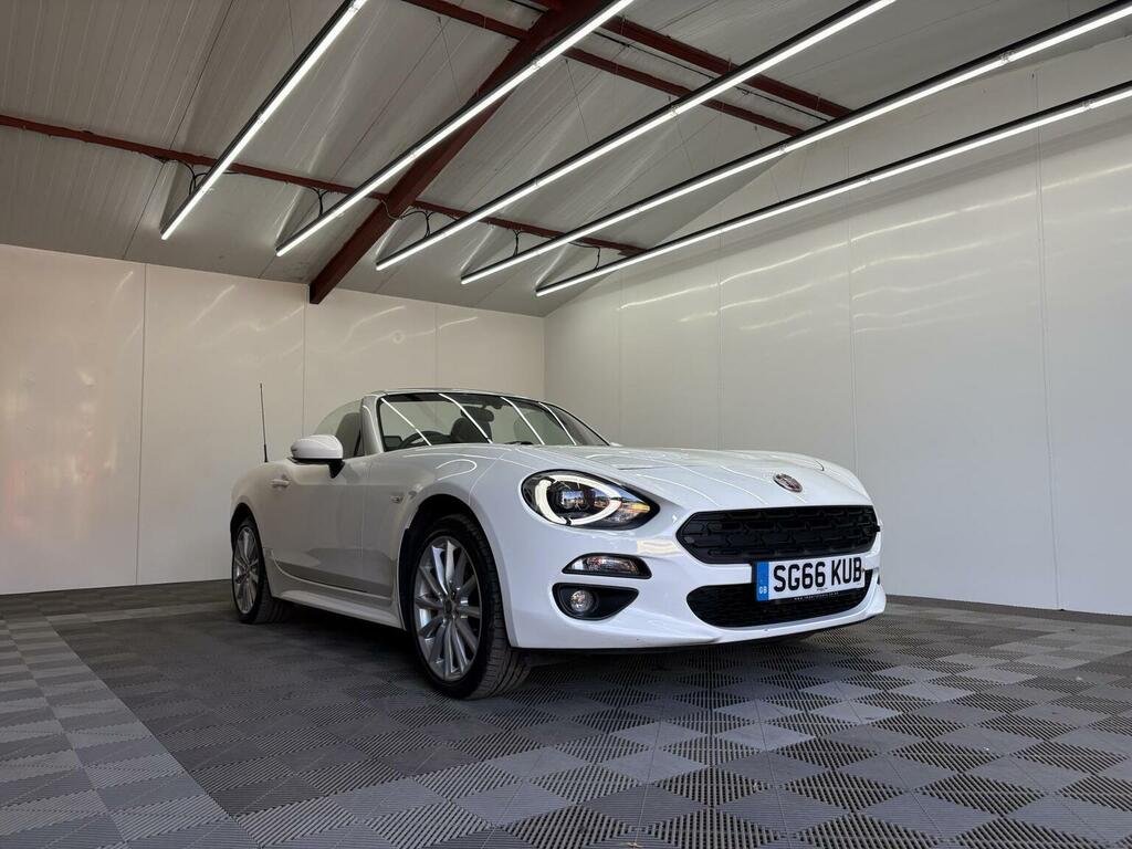 Fiat 124 Spider Convertible 1.4 Multiair Lusso Plus Euro 6 20 White #3
