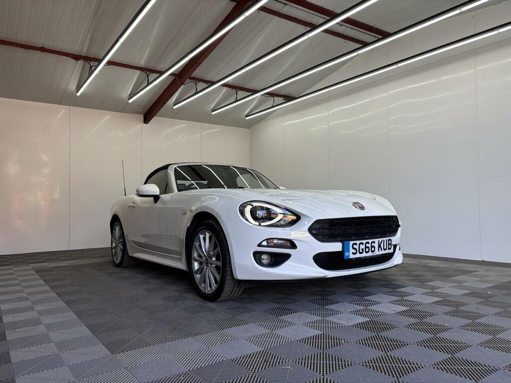 Fiat 124 Spider Convertible 1.4 Multiair Lusso Plus Euro 6 20 White #2