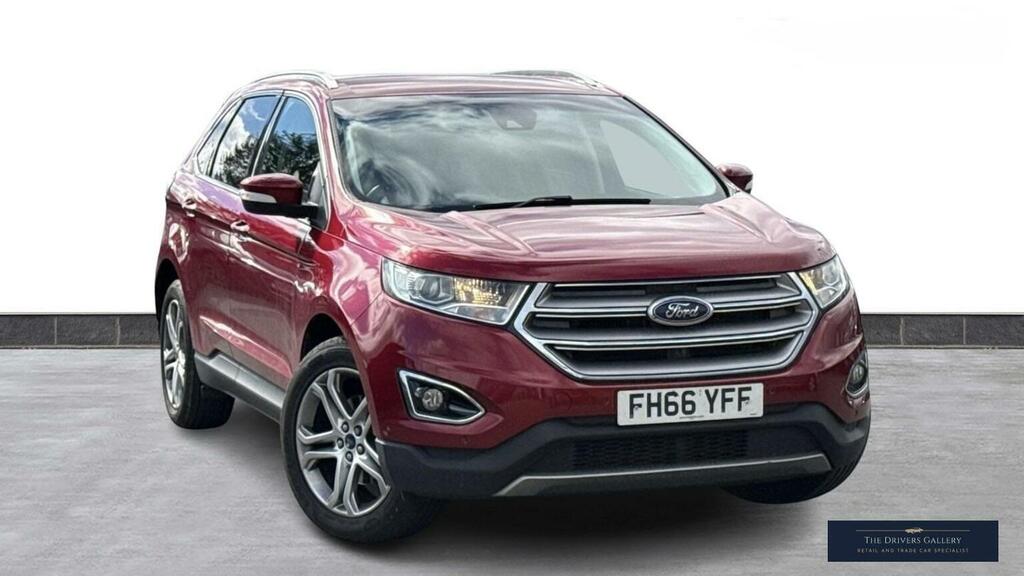 Ford Edge Suv 2.0 Tdci Titanium Awd Euro 6 Ss 20166 Red