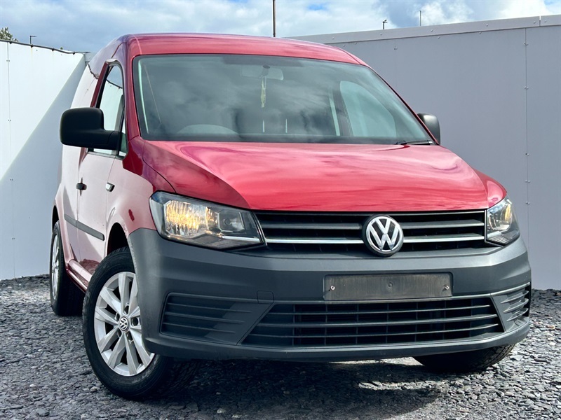 Volkswagen Caddy 1.6 Tdi C20 Bluemotion Tech Startline Panel Van Red #6