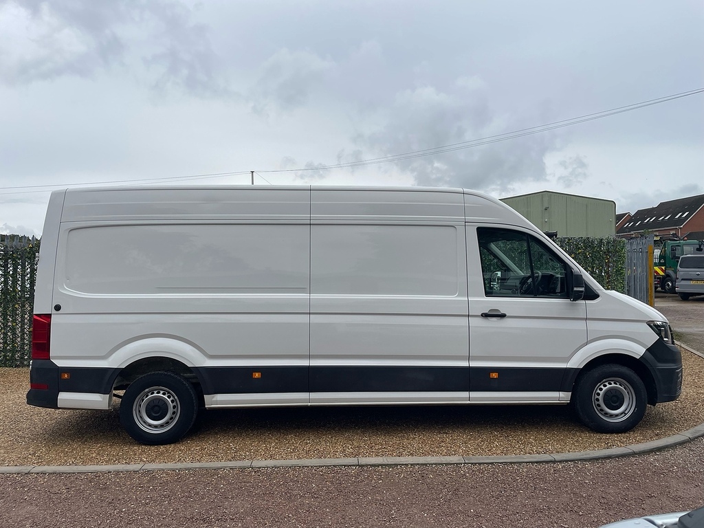 Volkswagen Crafter Tdi Cr35 Trendline 2.0 L3 Lwb Panel Van - White White #2