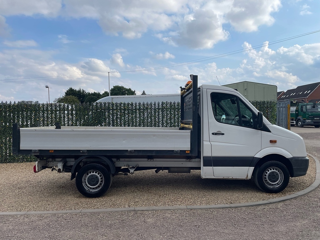 Volkswagen Crafter Cr35 2.0 Tdi Medium Wheel Base Mwb High Roof Panel White #4