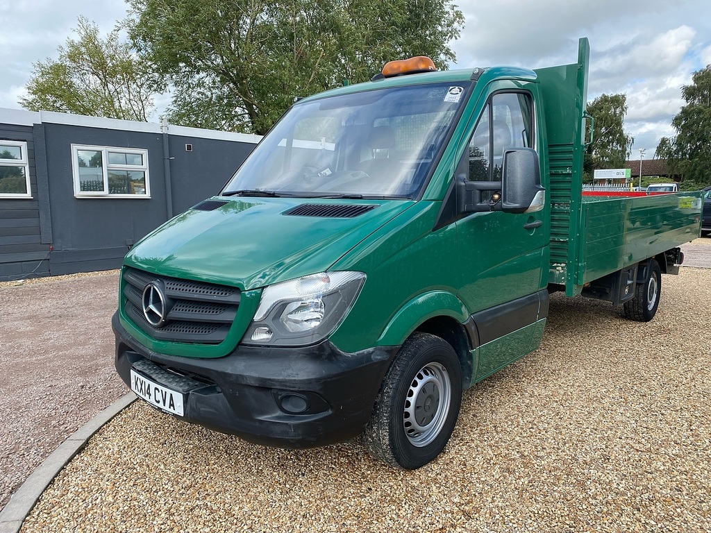 Mercedes-Benz Sprinter 313 2.1 Cdi L3 Lwb 14Ft Dropside - Green Green #2