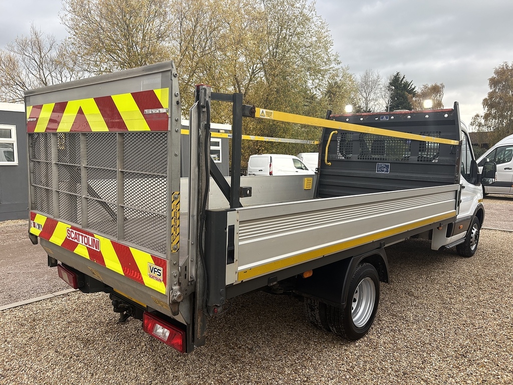 Ford Transit Custom 350 2.0 Ecoblue Leader L4 Xlwb Dropside Tail Lift White #4
