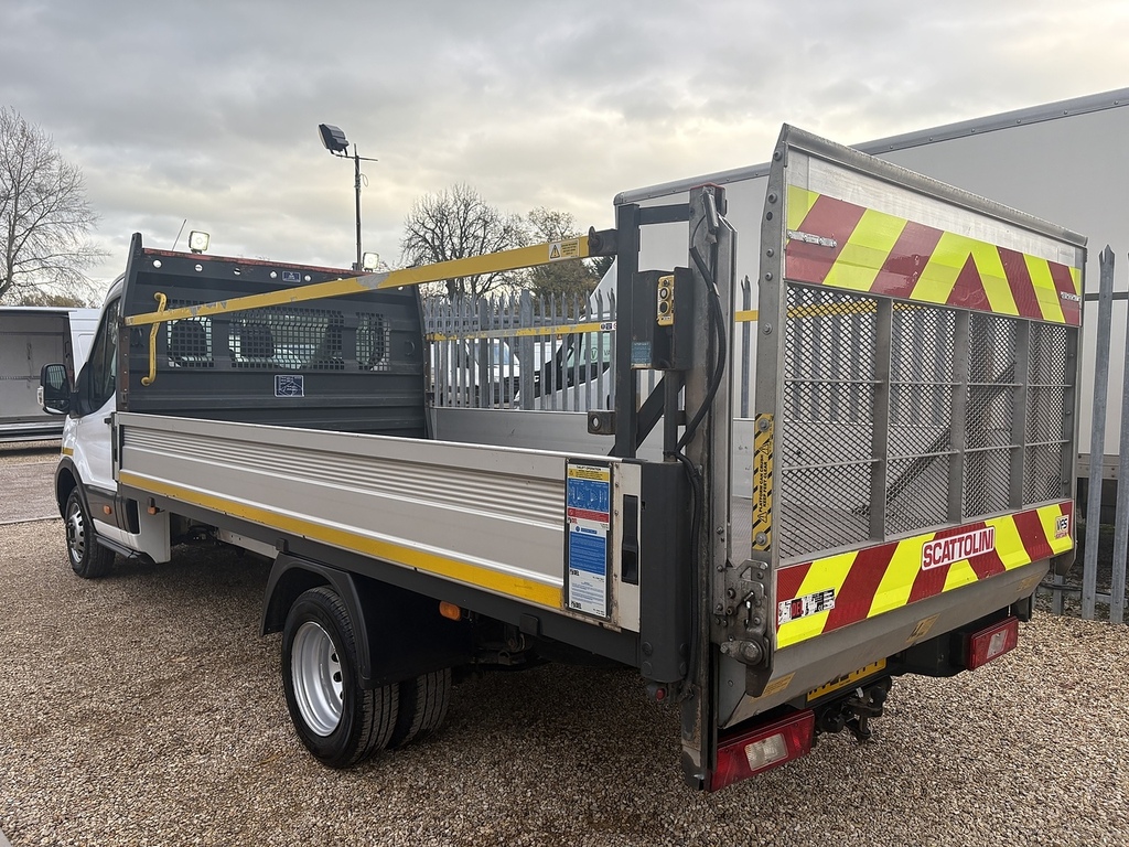Ford Transit Custom 350 2.0 Ecoblue Leader L4 Xlwb Dropside Tail Lift White #5