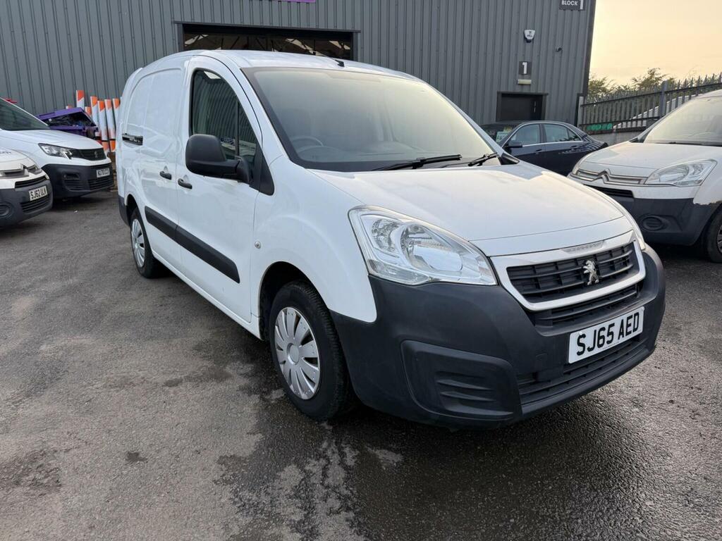 Peugeot Partner Panel Van 1.6 Bluehdi 750 Se L2 Ss 201565 White