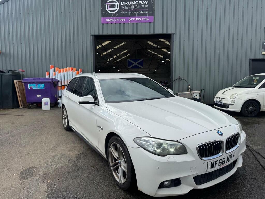 BMW 5 Series 2.0 520D M Sport Touring Euro 6 Ss White