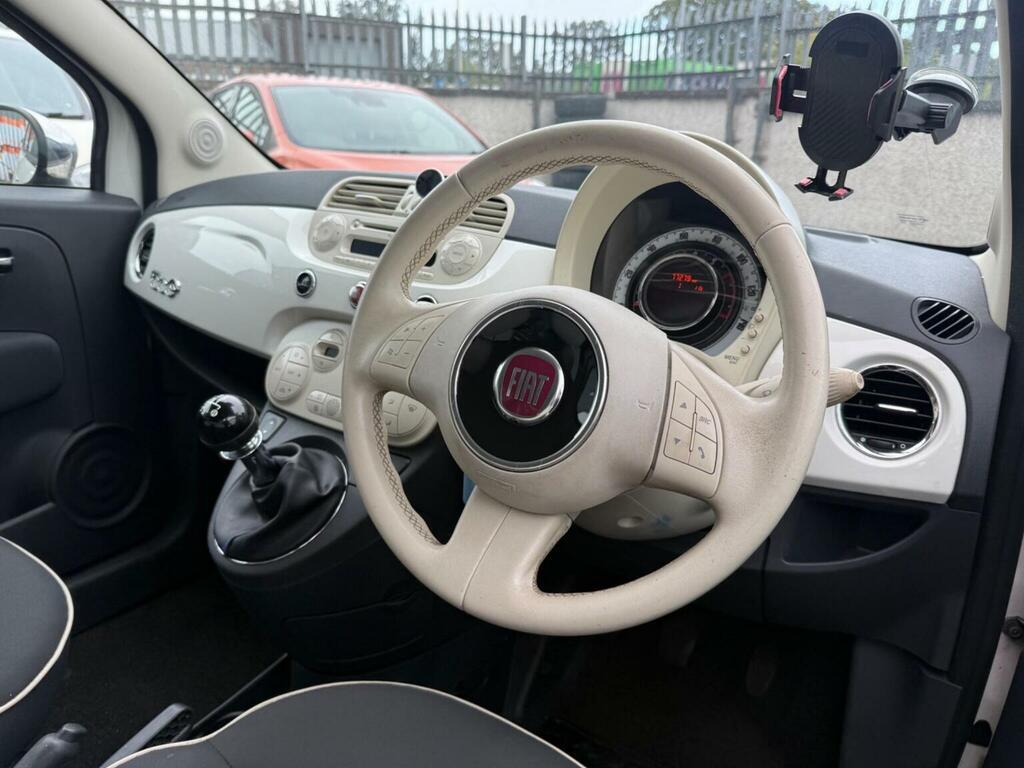 Fiat 500C 1.2 Lounge Euro 5 White #5