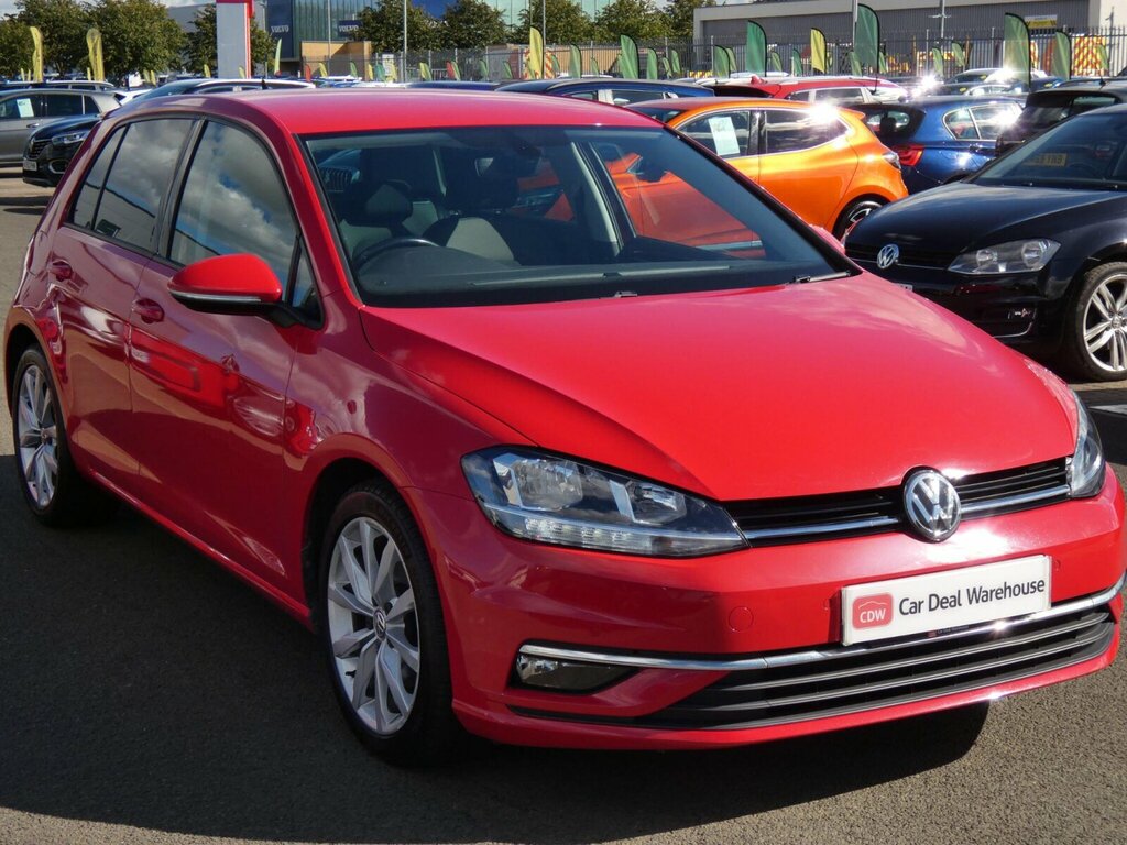 Volkswagen Golf 1.6 Tdi Gt Dsg Euro 6 Ss Red #3
