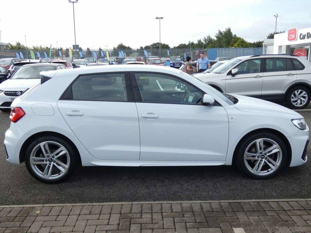 Audi A1 1.0 Tfsi 30 S Line Sportback S Tronic Euro 6 Ss White #6