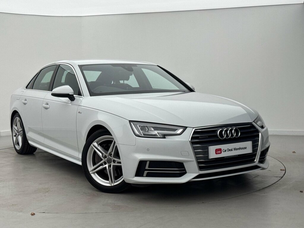 Audi A4 2.0 Tfsi 45 S Line S Tronic Quattro Euro 6 Ss 4 White