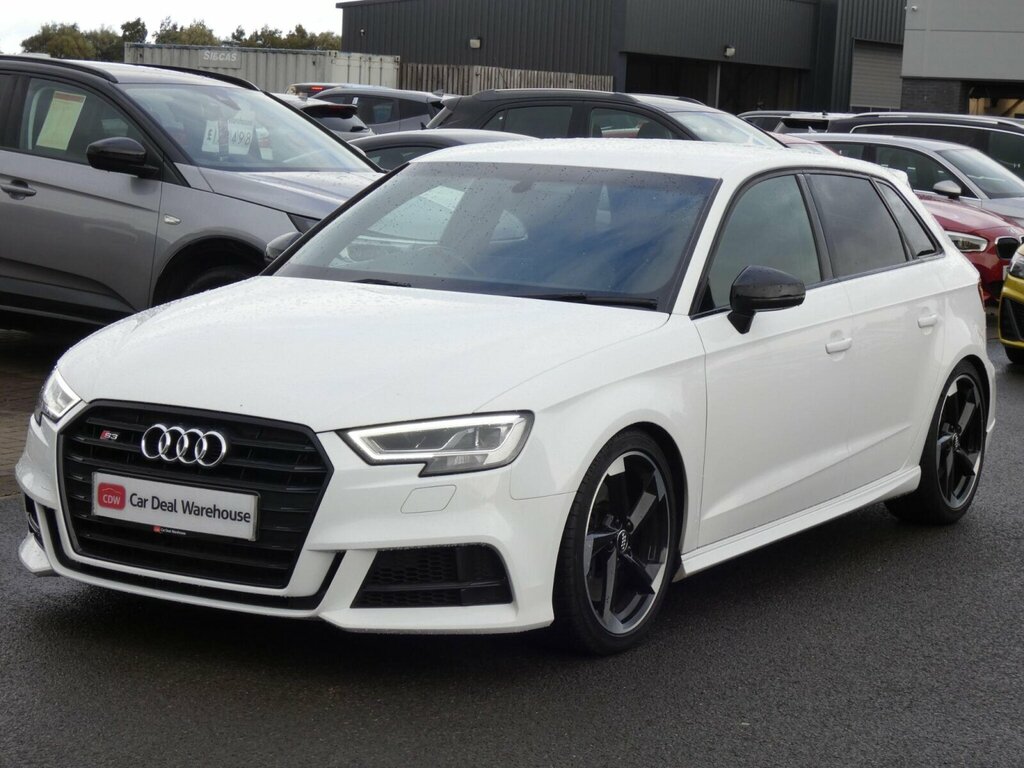 Audi A3 2.0 Tfsi Black Edition Sportback S Tronic Quattro White #4
