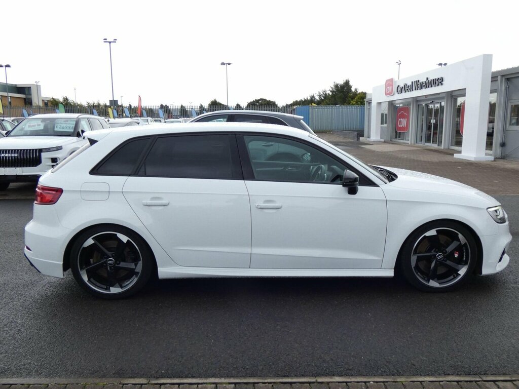 Audi A3 2.0 Tfsi Black Edition Sportback S Tronic Quattro White #5