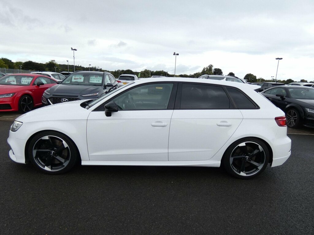 Audi A3 2.0 Tfsi Black Edition Sportback S Tronic Quattro White #6