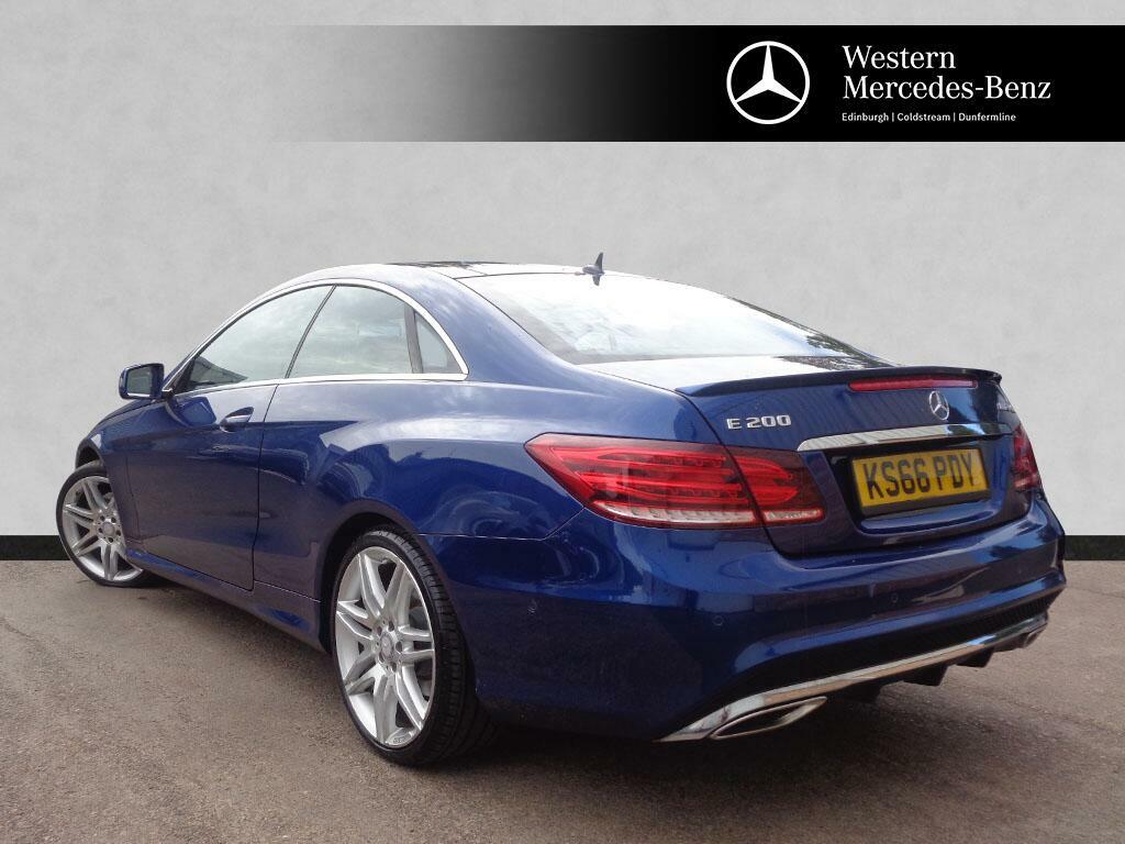 Mercedes-Benz E Class 2.0 E200 Amg Line Edition Coupe G-troni Blue #2