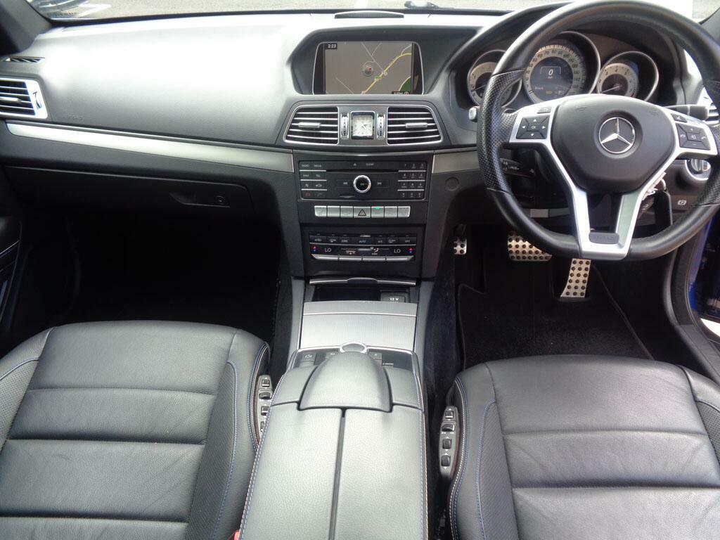 Mercedes-Benz E Class 2.0 E200 Amg Line Edition Coupe G-troni Blue #5