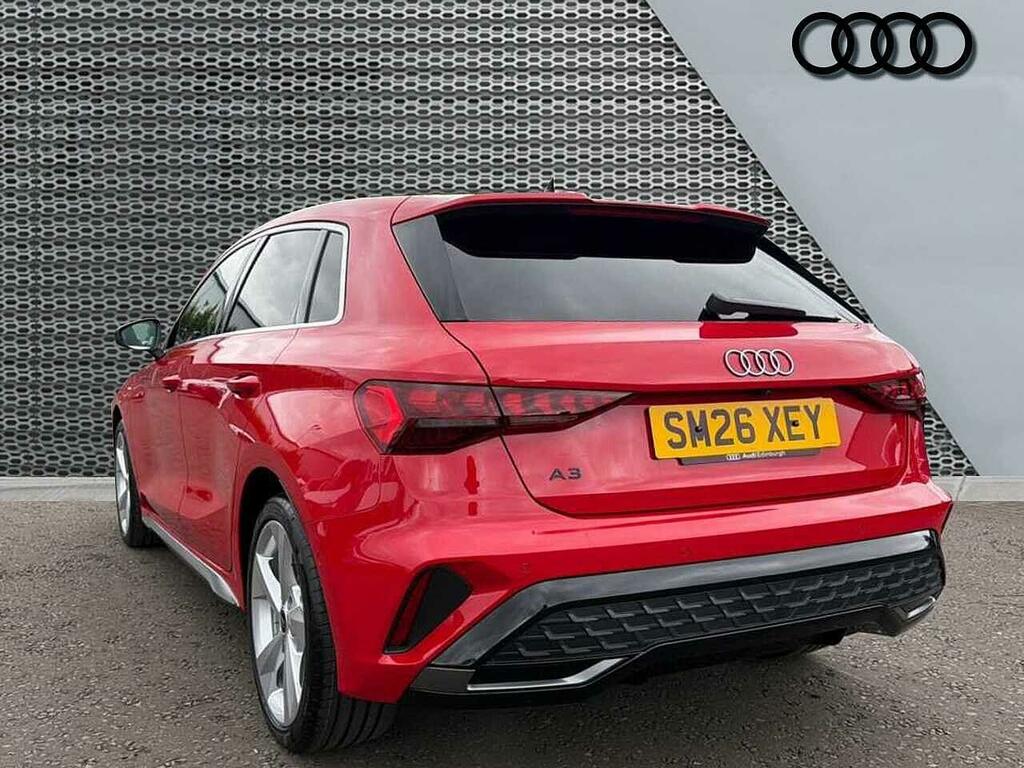 Audi A3 S Line Tfsi E 204 Ps S Tronic Red #3