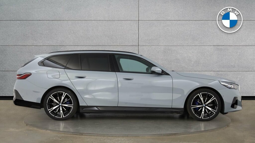 BMW 5 Series 530E M Sport Touring Grey #3