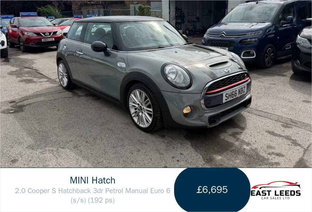 Mini Hatch 2.0 Cooper S Hatchback Euro 6 S Grey