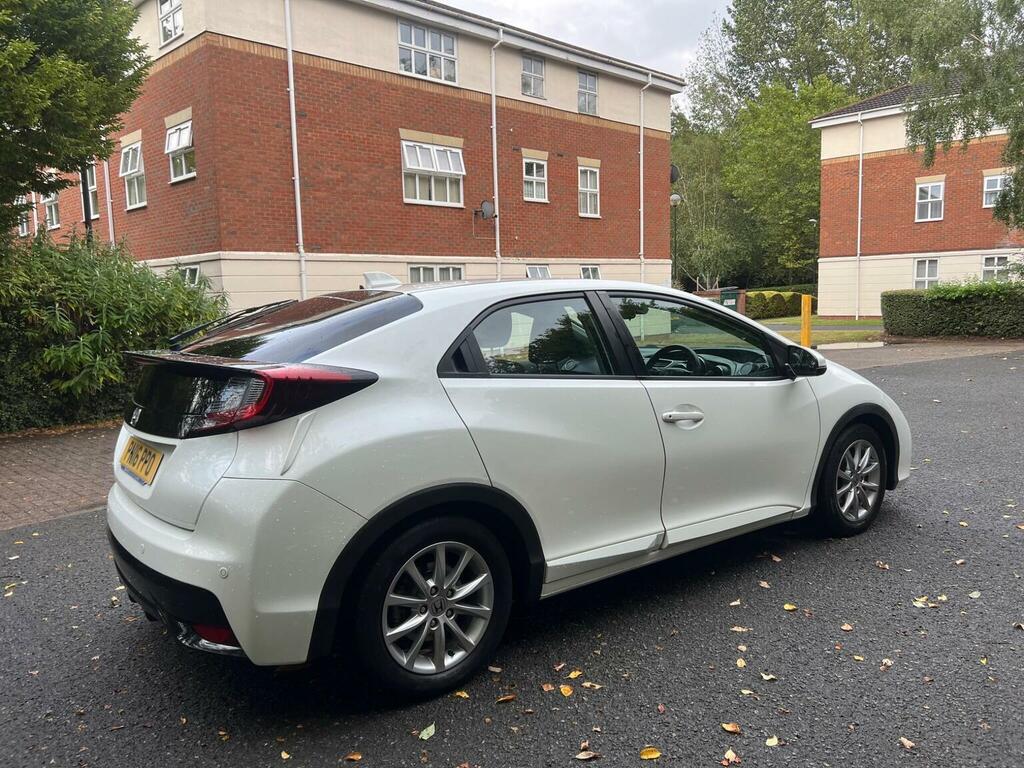 Honda Civic Hatchback 1.4 I-vtec S Euro 6 Ss 201616 PN16PPO White #6