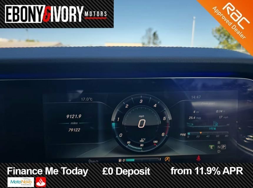 Mercedes-Benz E Class 2.0 E220d Amg Line G-tronic Euro 6 Ss White #1