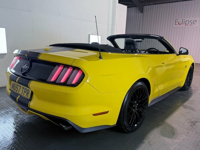 Ford Mustang 2018 5.0 V8 Gt Convertible Selshift Eur Yellow #6