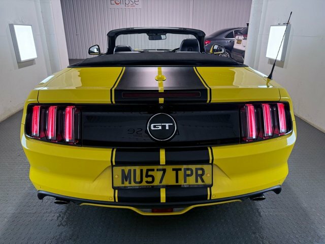 Ford Mustang 2018 5.0 V8 Gt Convertible Selshift Eur Yellow #5