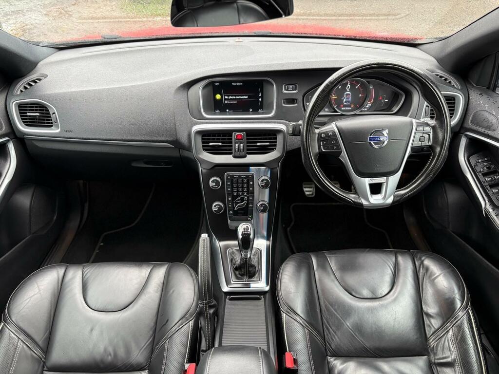 Volvo V40 2.0 D4 R-design Lux Nav Fsh T.belt Done Ulez Free Red #4