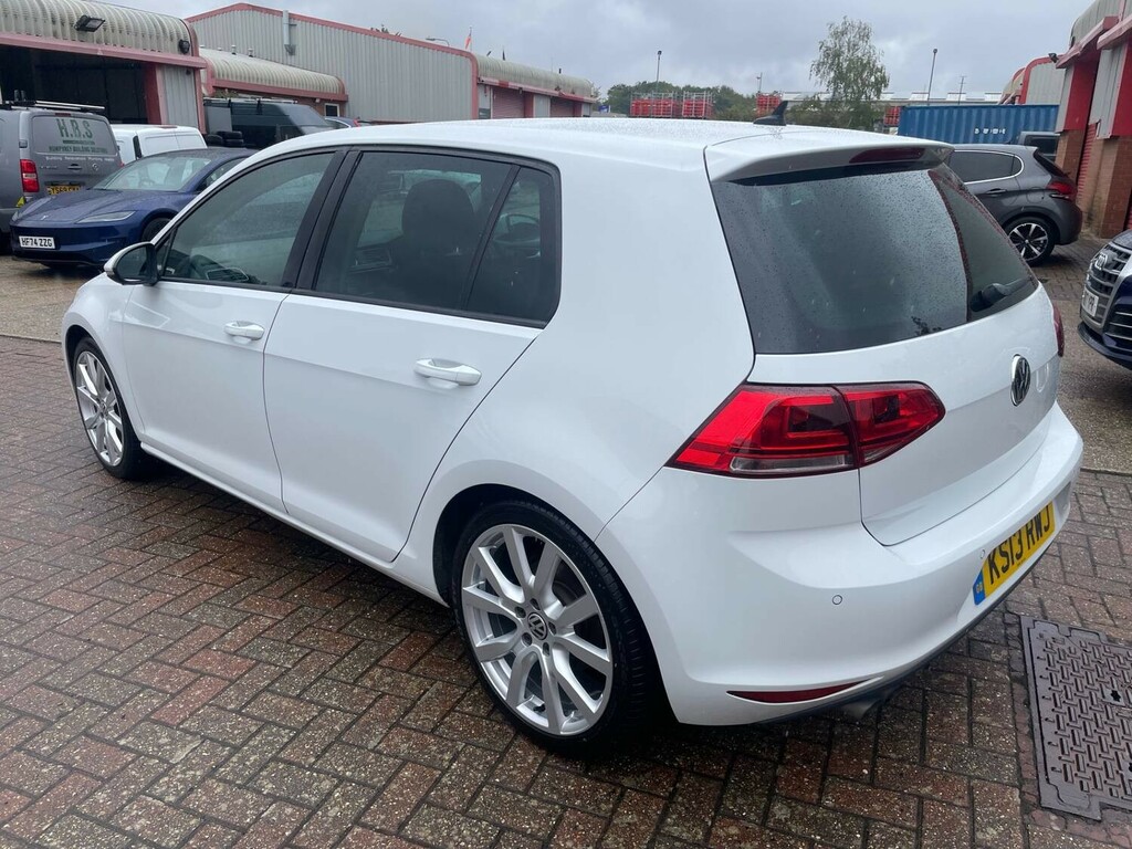 Volkswagen Golf 2.0 Tdi Gt Hatchback White #5