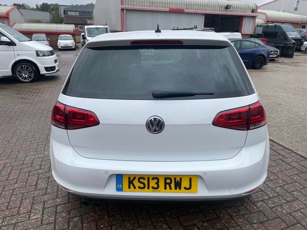 Volkswagen Golf 2.0 Tdi Gt Hatchback White #4