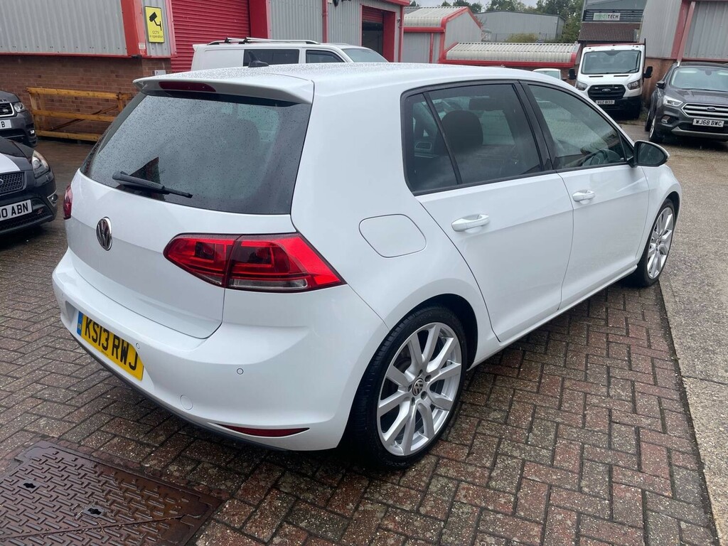 Volkswagen Golf 2.0 Tdi Gt Hatchback White #3