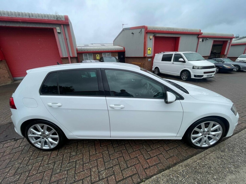 Volkswagen Golf 2.0 Tdi Gt Hatchback White #2