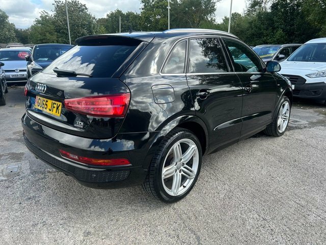Audi Q3 2015 2.0 Tdi S Line Plus Suv S Tronic Q Black #3