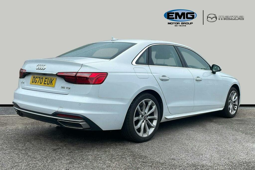 Audi A4 2.0 Tdi 35 Sport Saloon S Tronic Ss White #6