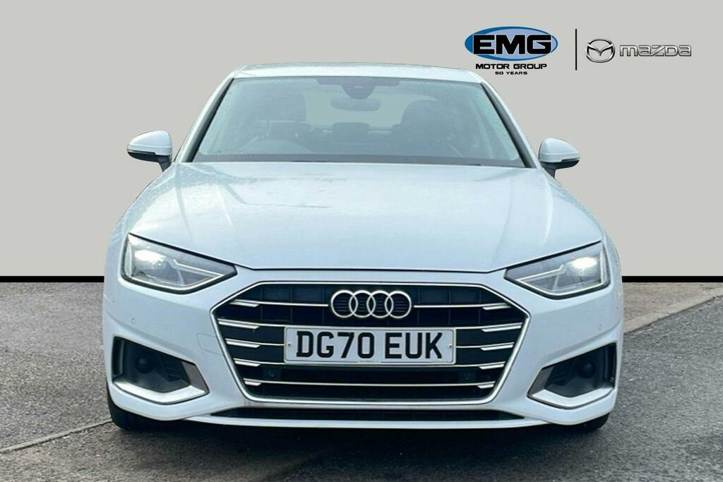 Audi A4 2.0 Tdi 35 Sport Saloon S Tronic Ss White #2