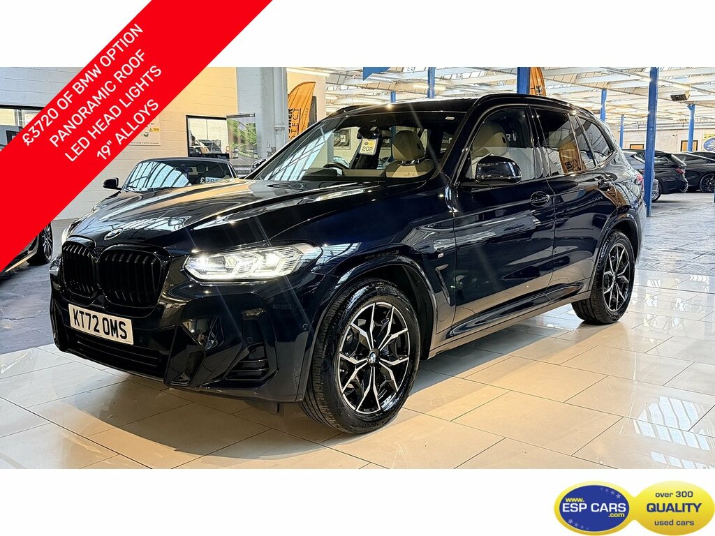 BMW X3 20D Mht M Sport Black