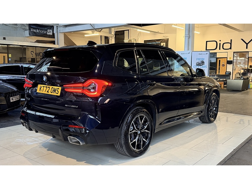 BMW X3 20D Mht M Sport Black #4