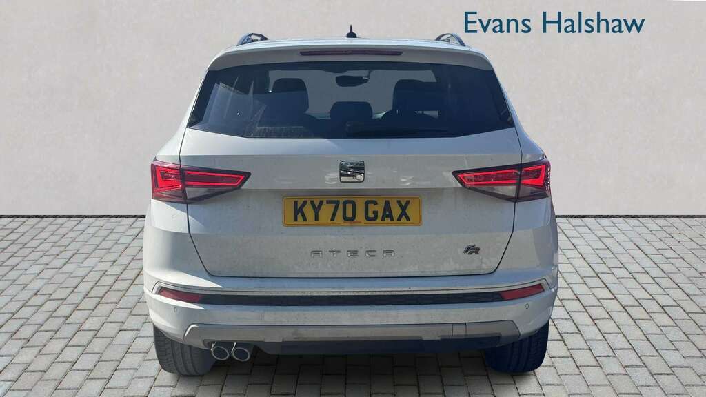 Seat Ateca 2.0 Tdi Fr Black Edition Ez Dsg 2020 White #4