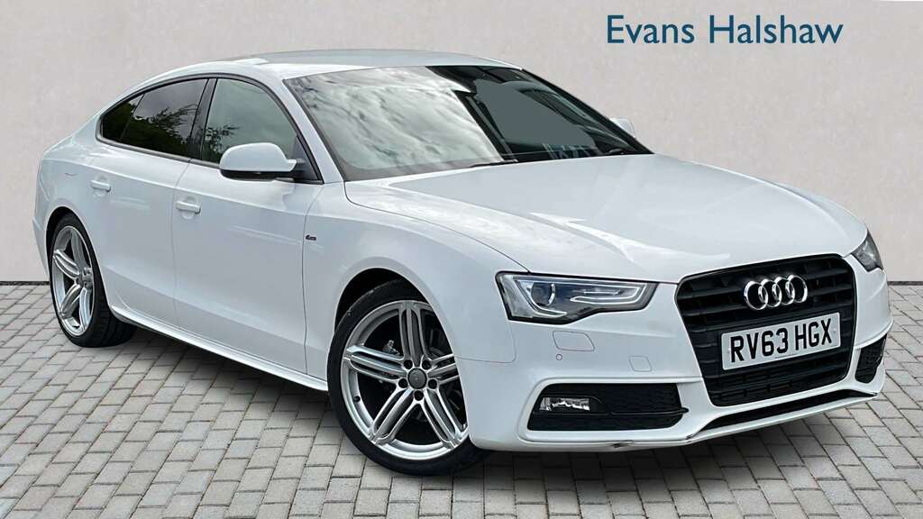 Audi A5 2.0 Tdi 177 Black Edition 5 Seat 2013 White