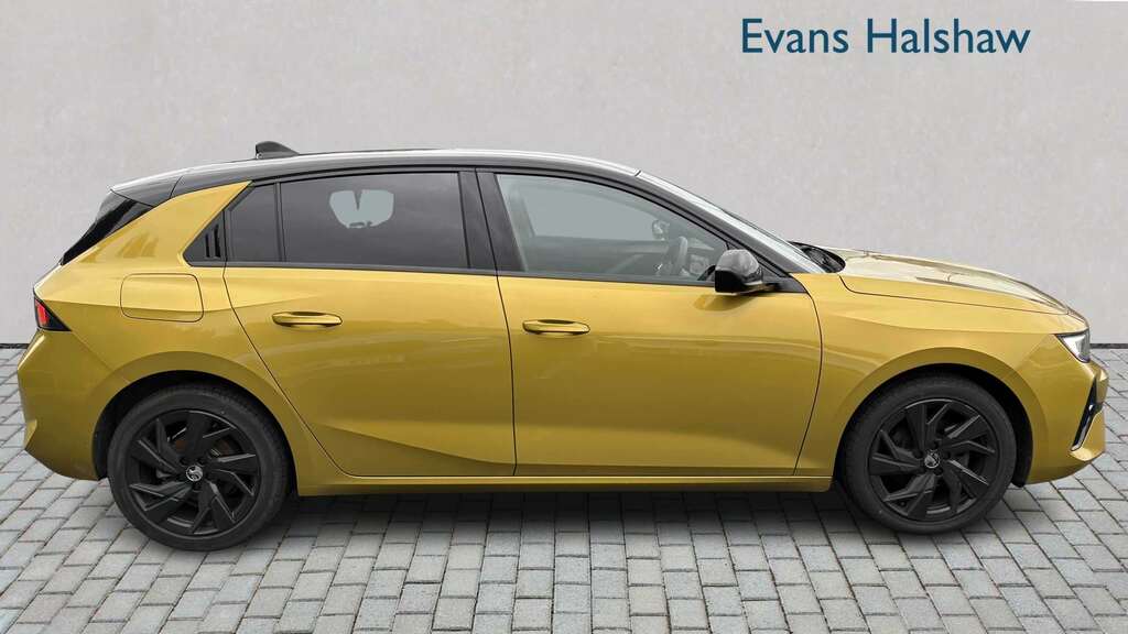 Vauxhall Astra 1.2 Turbo 130 Gs 2023 NV23SVP Yellow #4