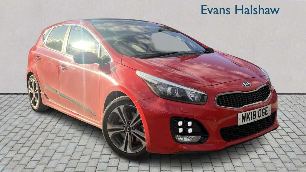 Kia Ceed 1.6 Crdi Isg Gt-line S Dct 2018 Red